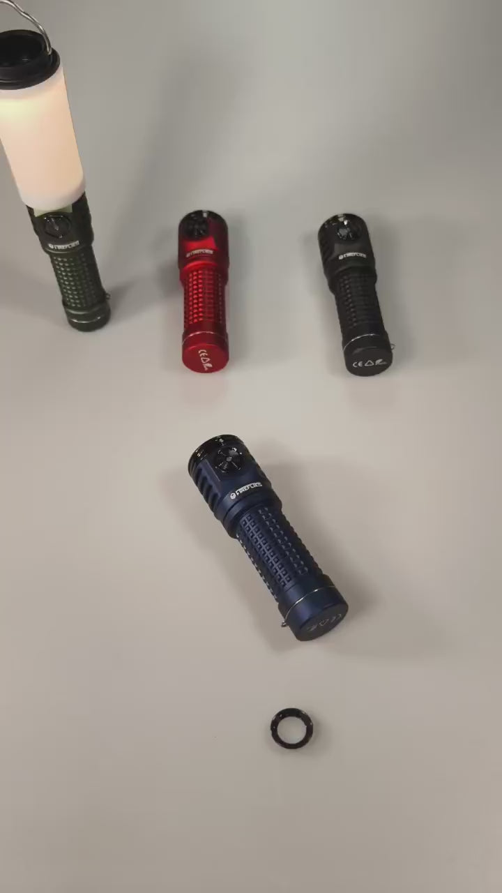 Raised Switch Bezel Ring for Fireflies EDC flashlights