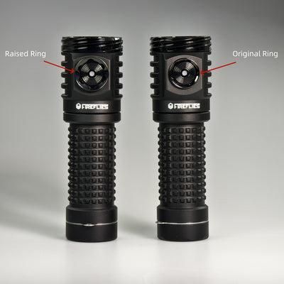 Raised Switch Bezel Ring for Fireflies EDC flashlights
