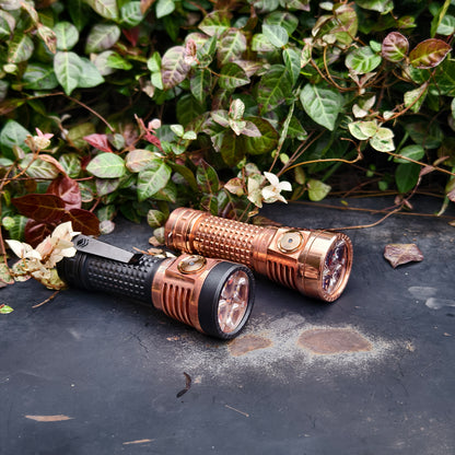 olight flashlight copper E04 Surge - Copper & Ti-Cu - Lume1